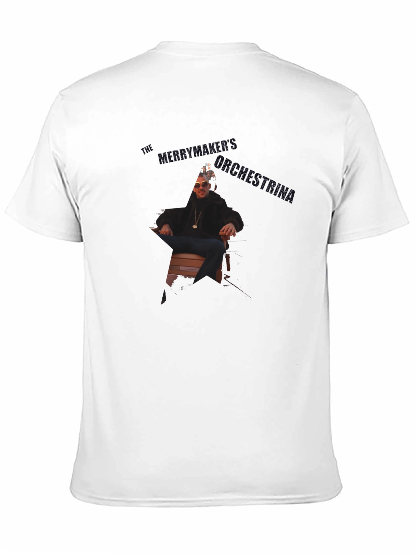 Black Short Sleeve T-Shirt with Graphic Design