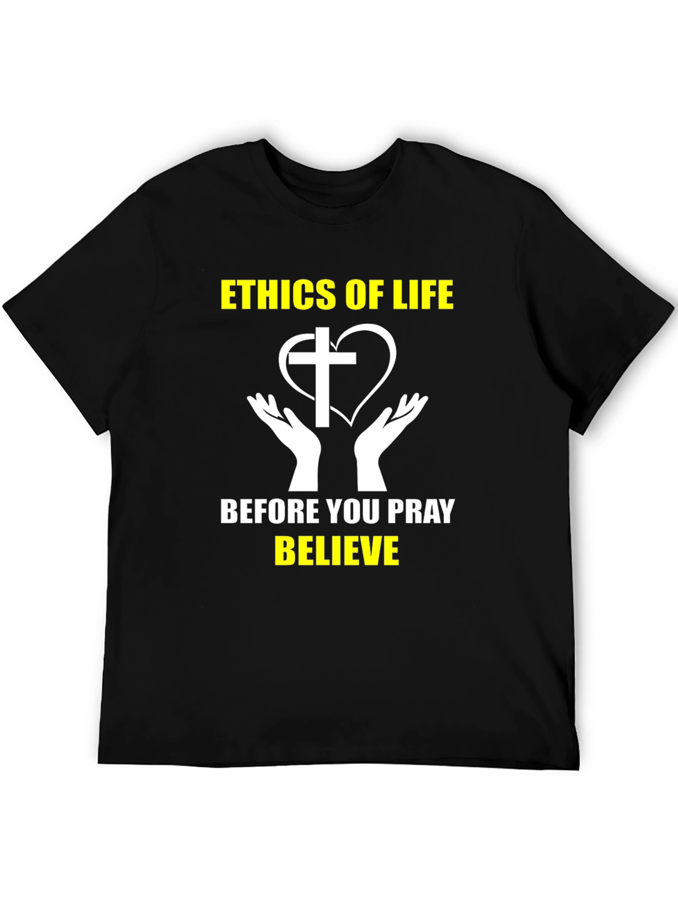Ethics of Life Believe Graphic Tee