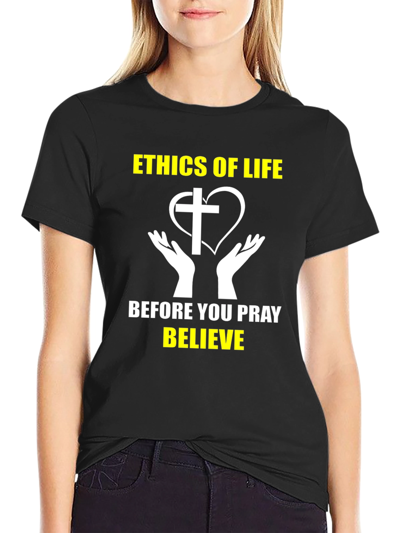 Ethics of Life Believe Graphic Tee
