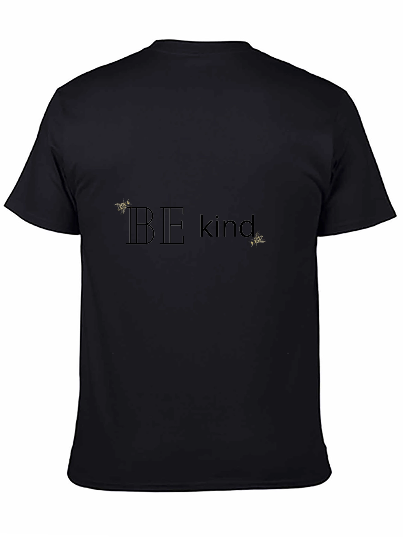 Be Kind Bee Graphic Tee - Black