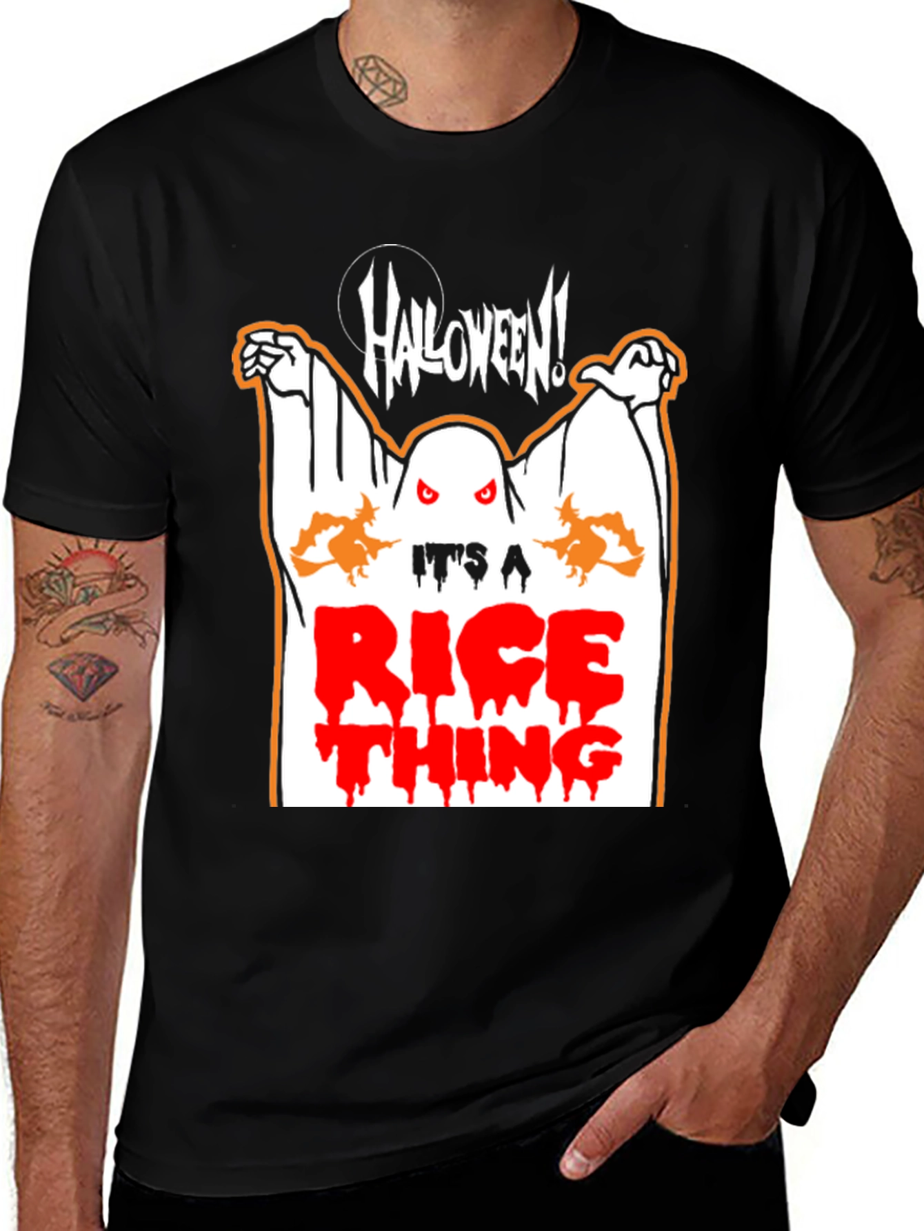 Halloween Ghost Its A Rice Thing T-Shirt