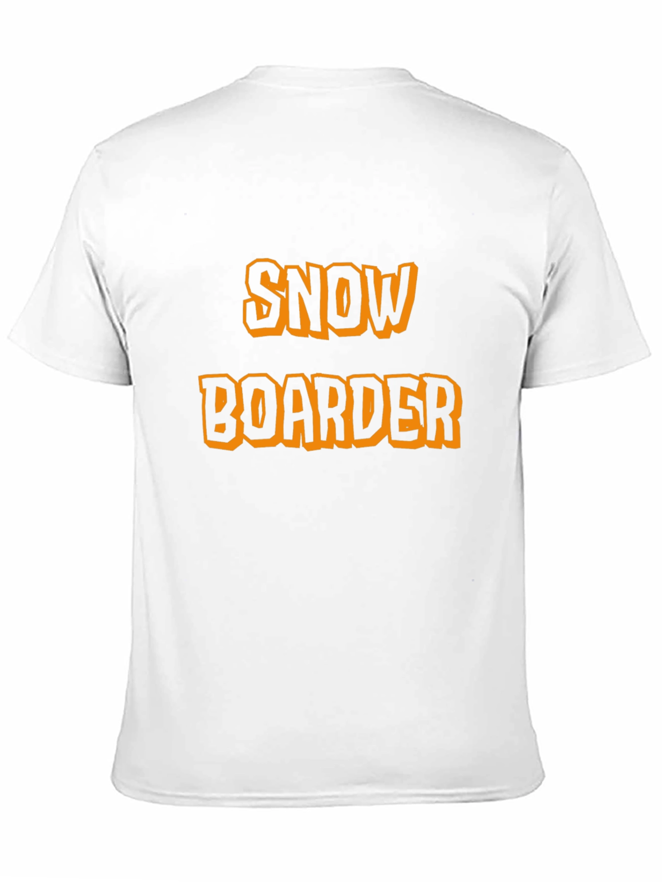 Snowboarder Black Graphic T-Shirt