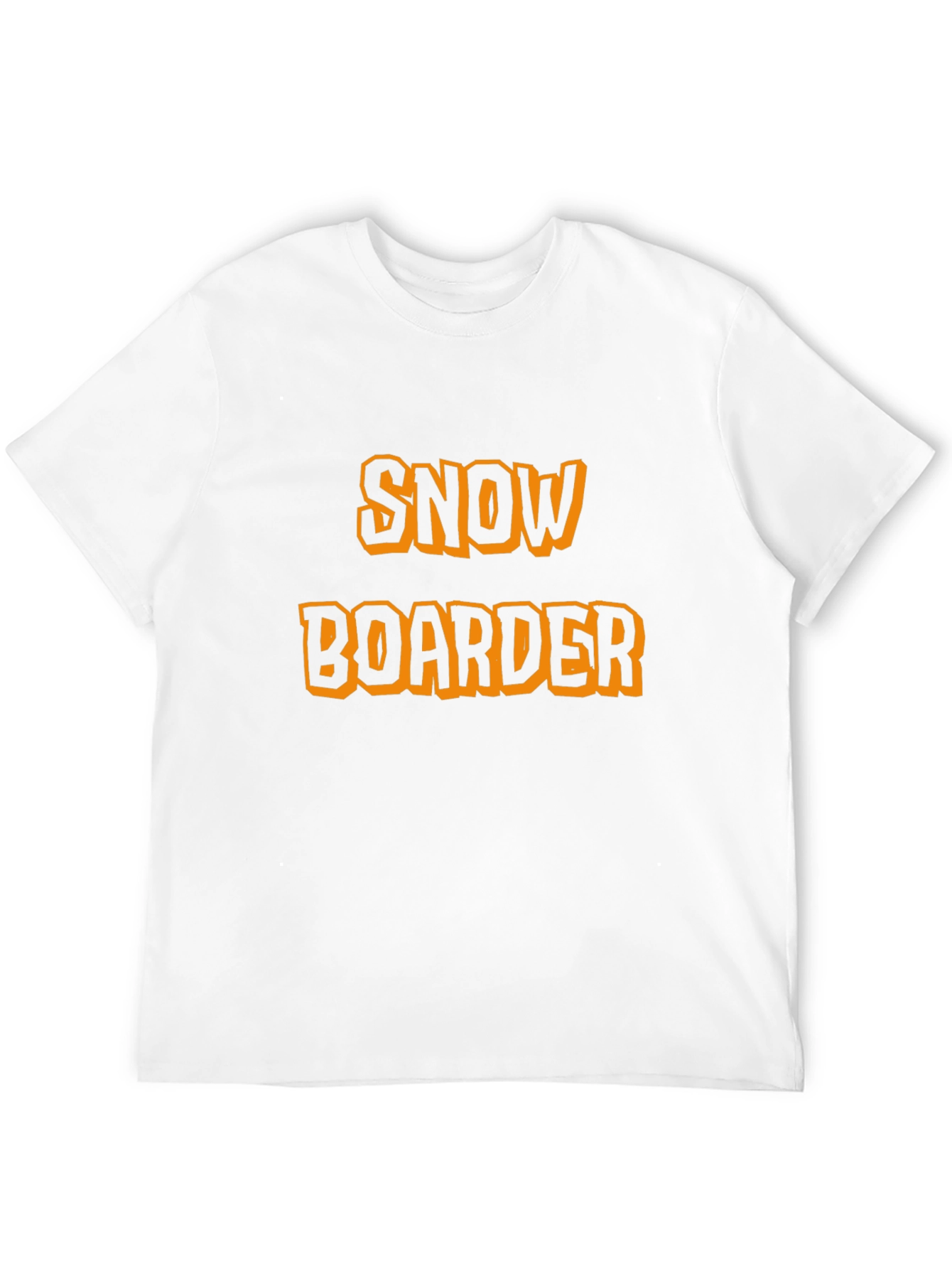 Snowboarder Black Graphic T-Shirt