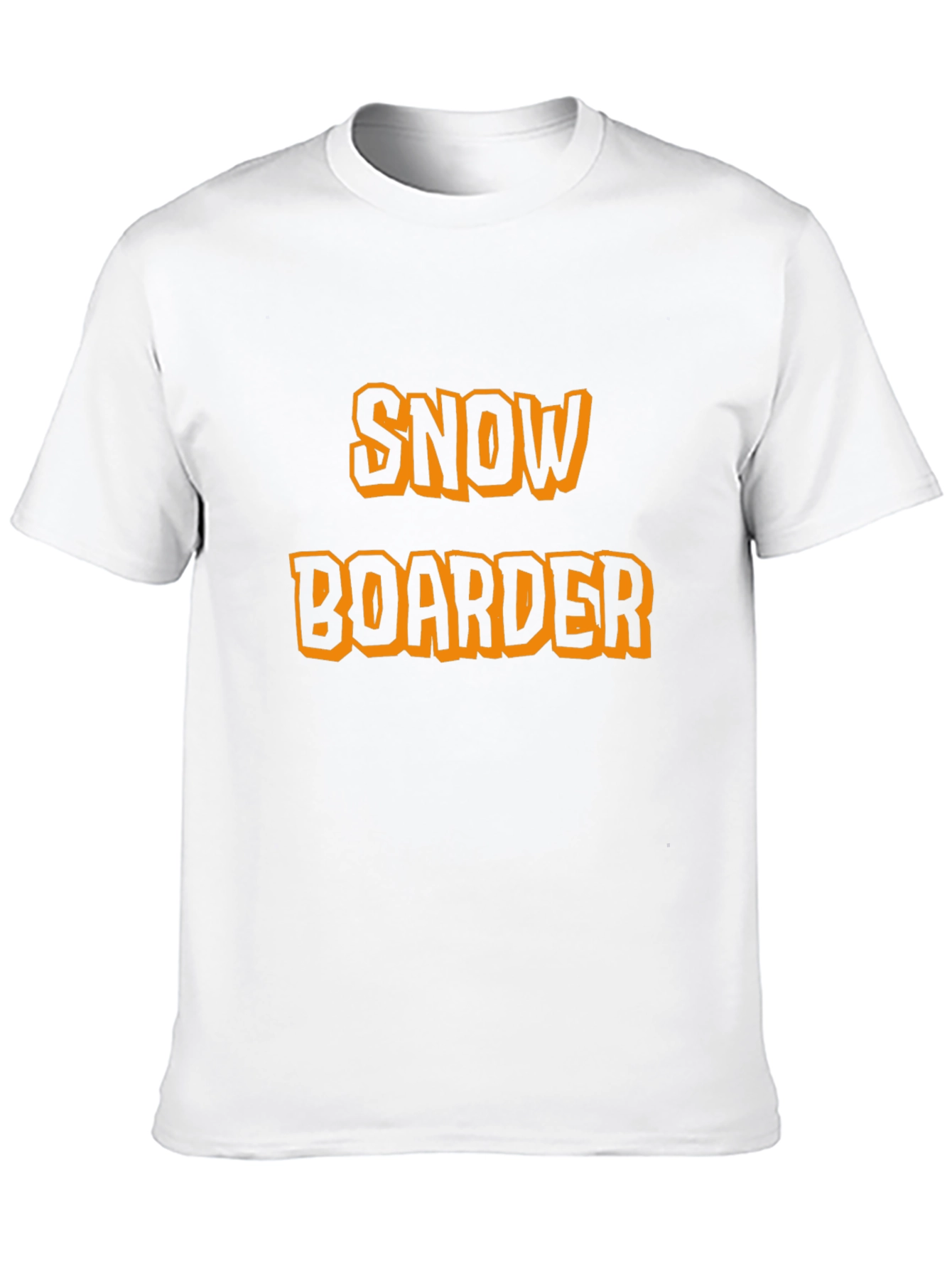 Snowboarder Black Graphic T-Shirt