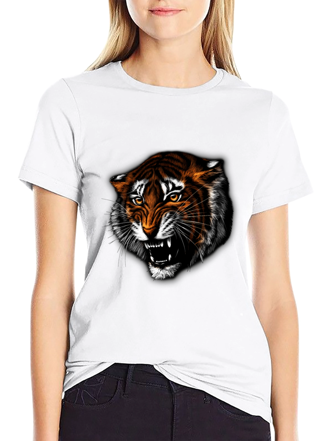 Black Tiger Graphic Tee