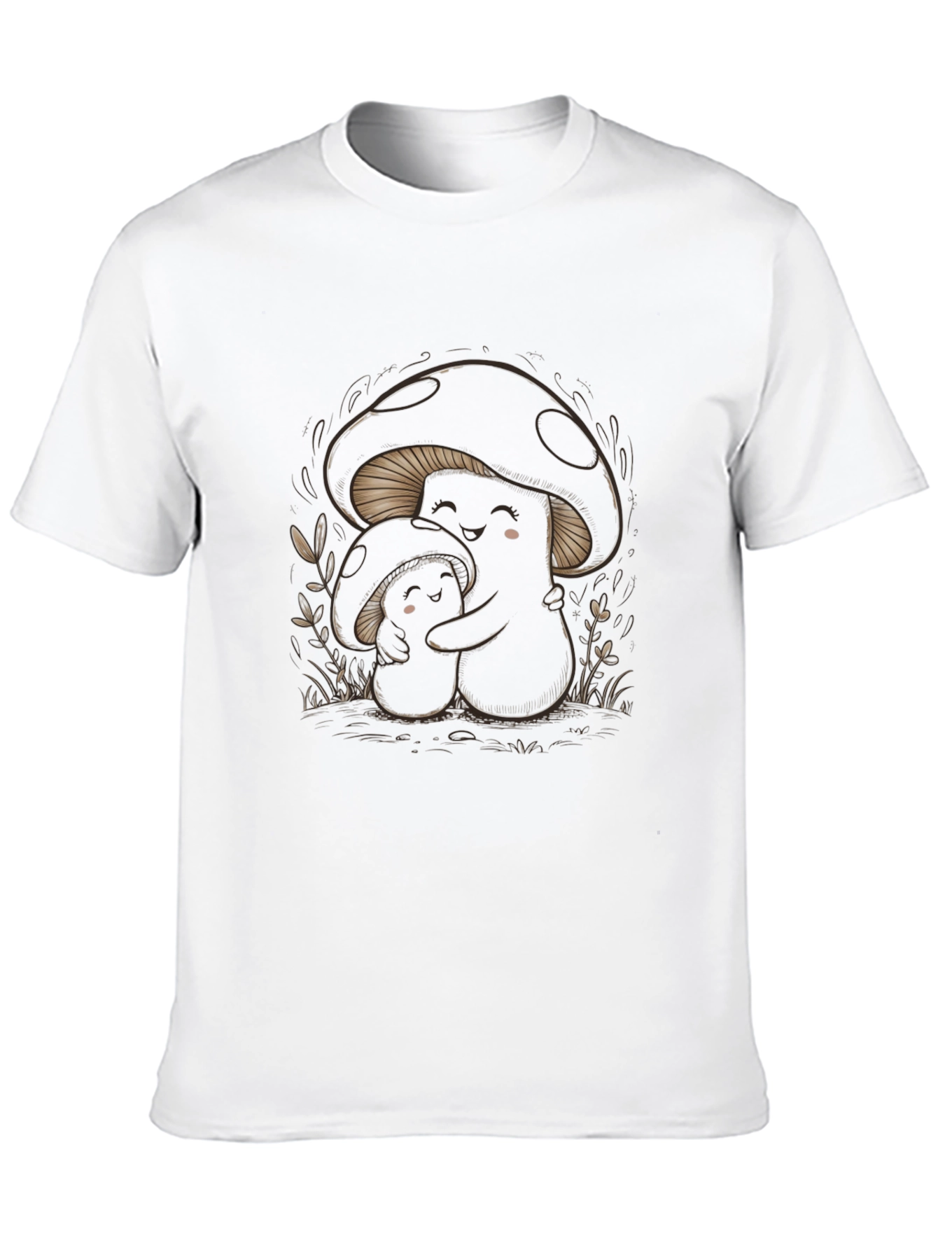 Whimsical Mushroom Graphic Tee - Soft & Stylish