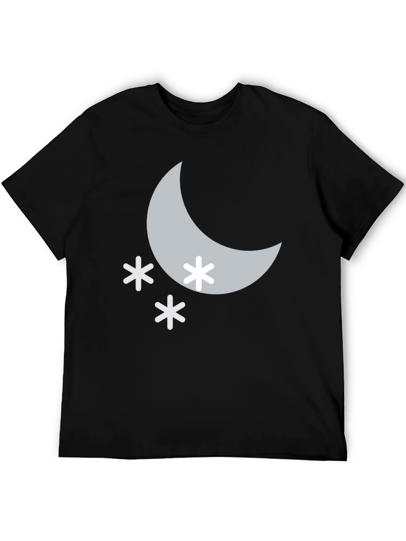 Moon & Stars Black T-Shirt