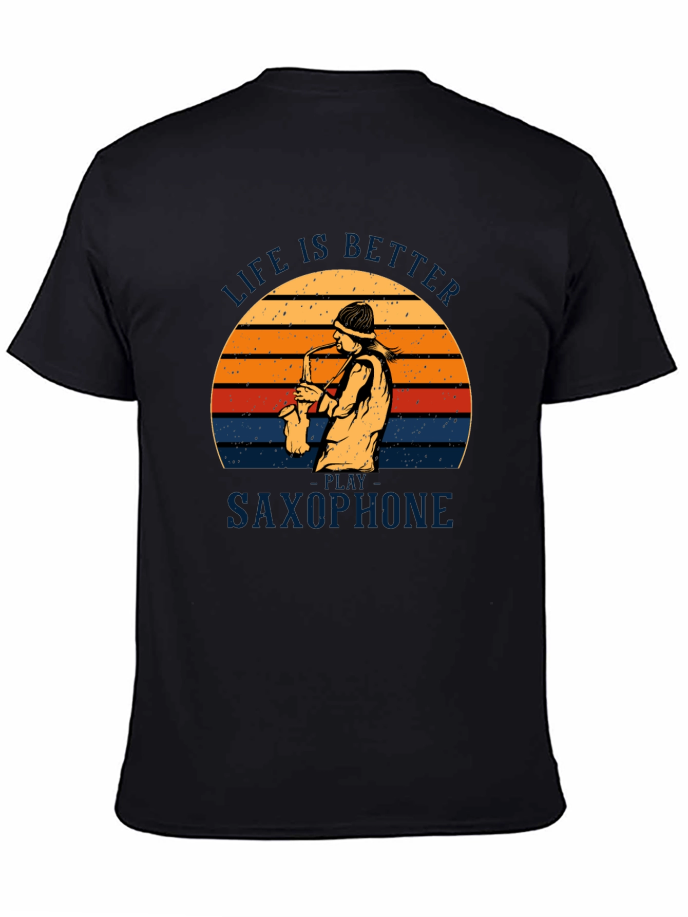 Life is Better with Saxophone Graphic T-Shirt