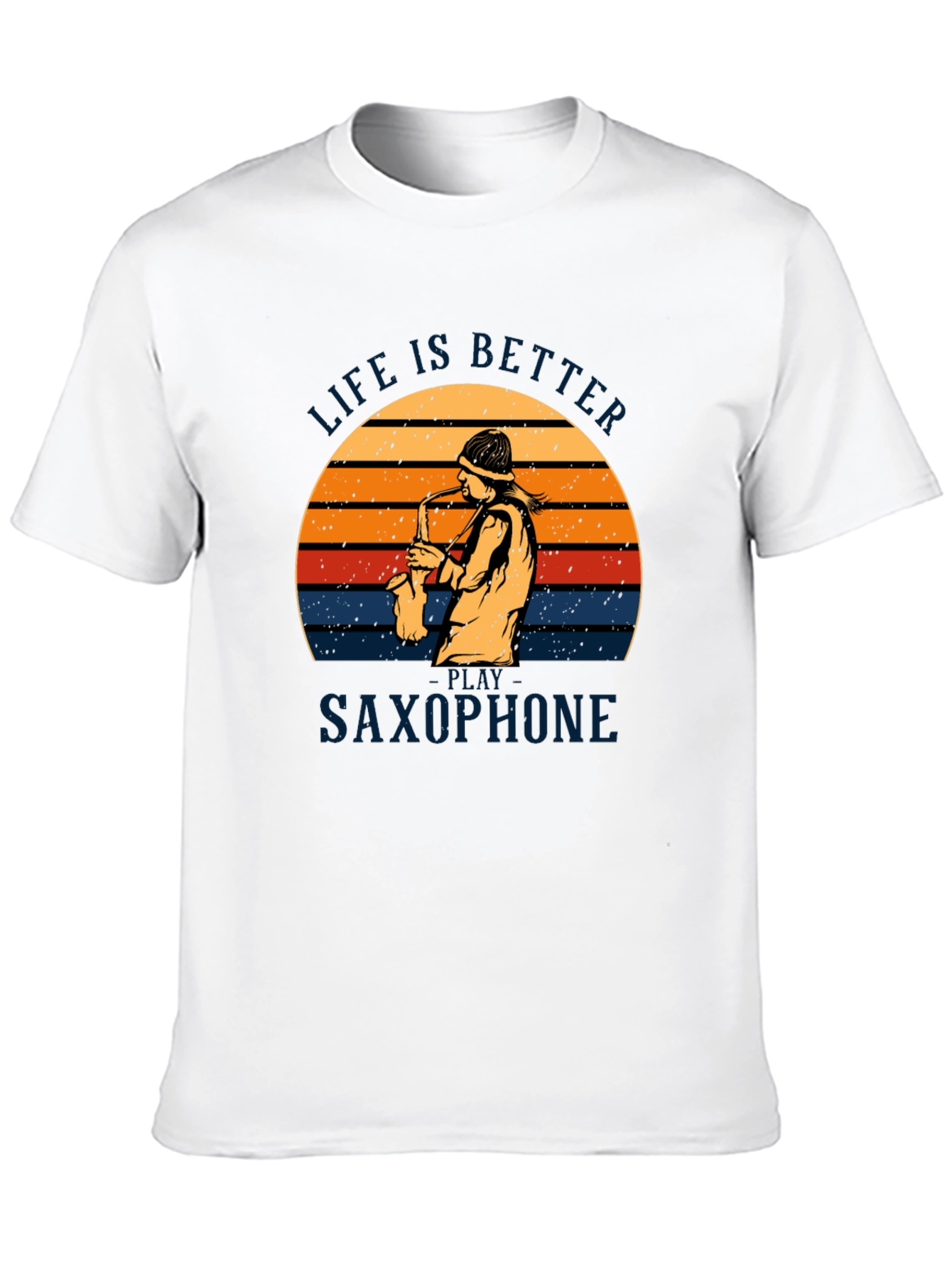Life is Better with Saxophone Graphic T-Shirt