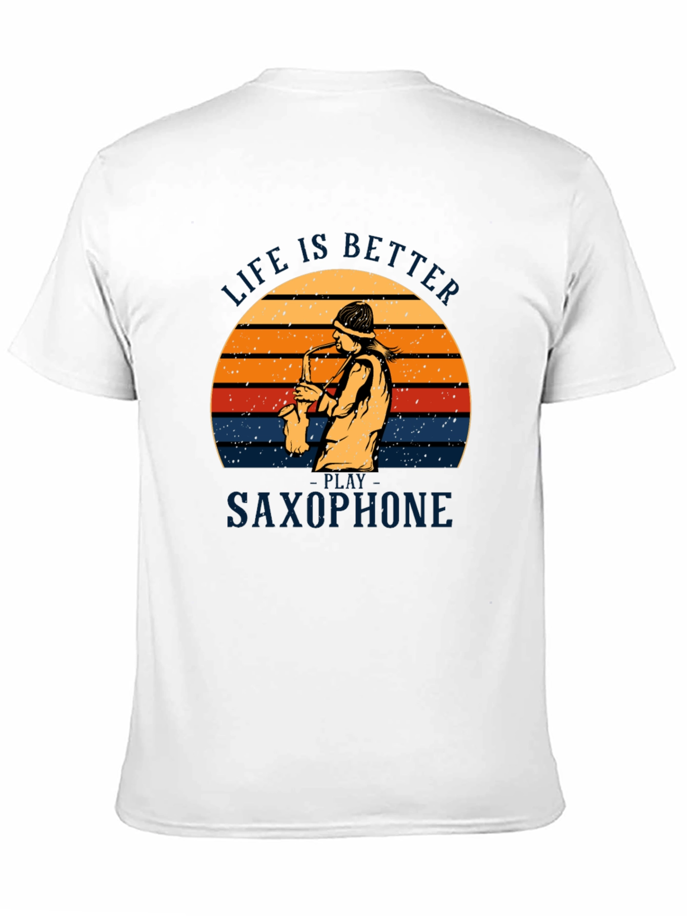 Life is Better with Saxophone Graphic T-Shirt