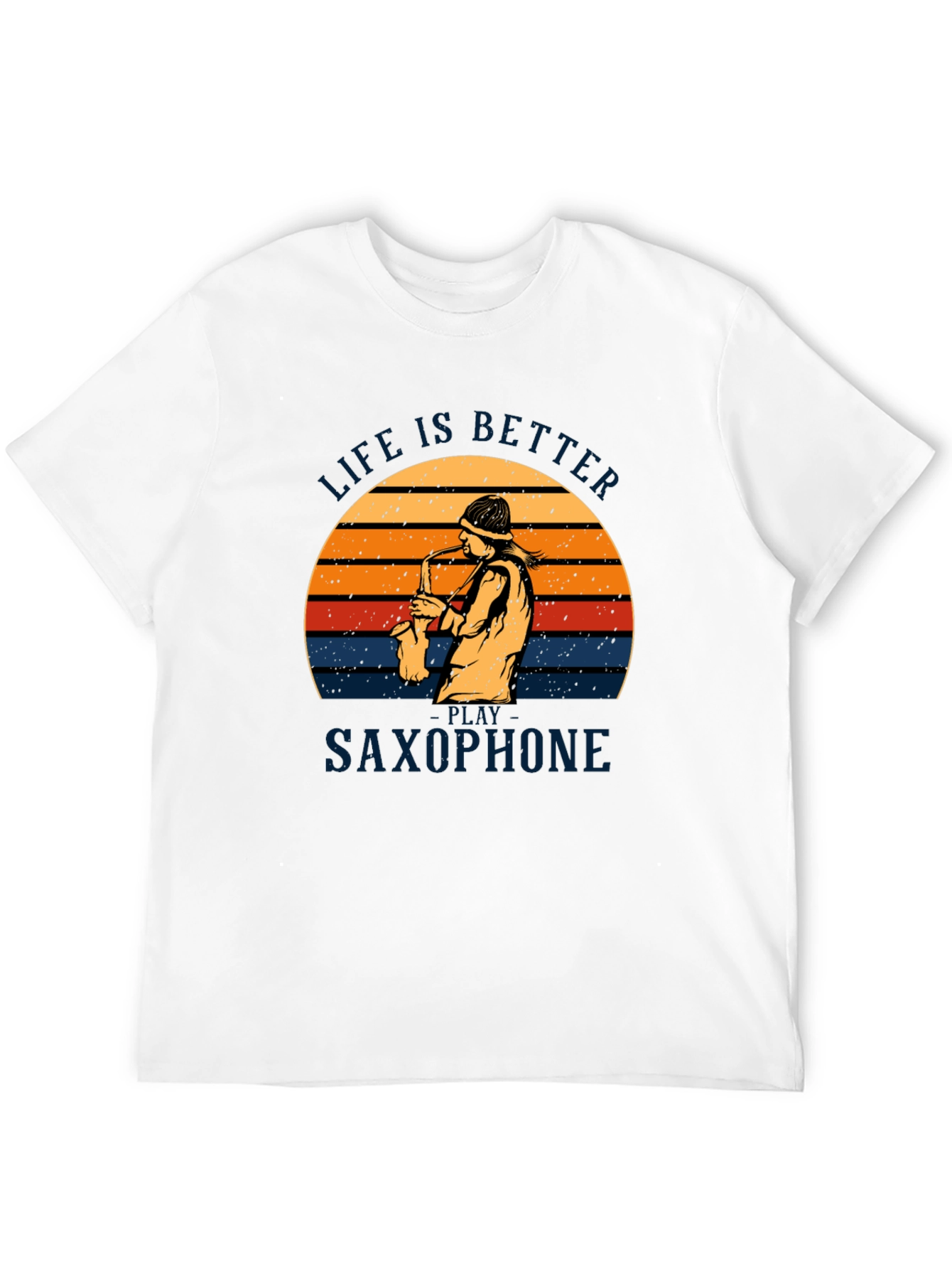 Life is Better with Saxophone Graphic T-Shirt