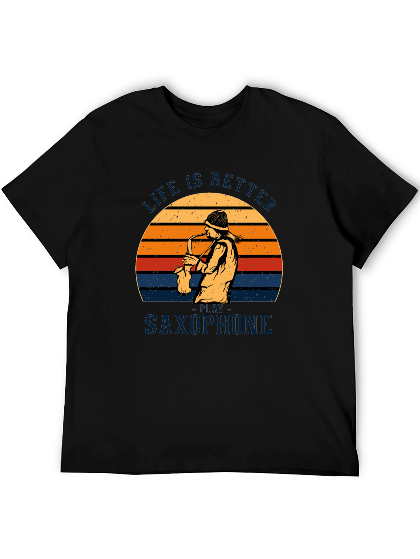 Life is Better with Saxophone Graphic T-Shirt