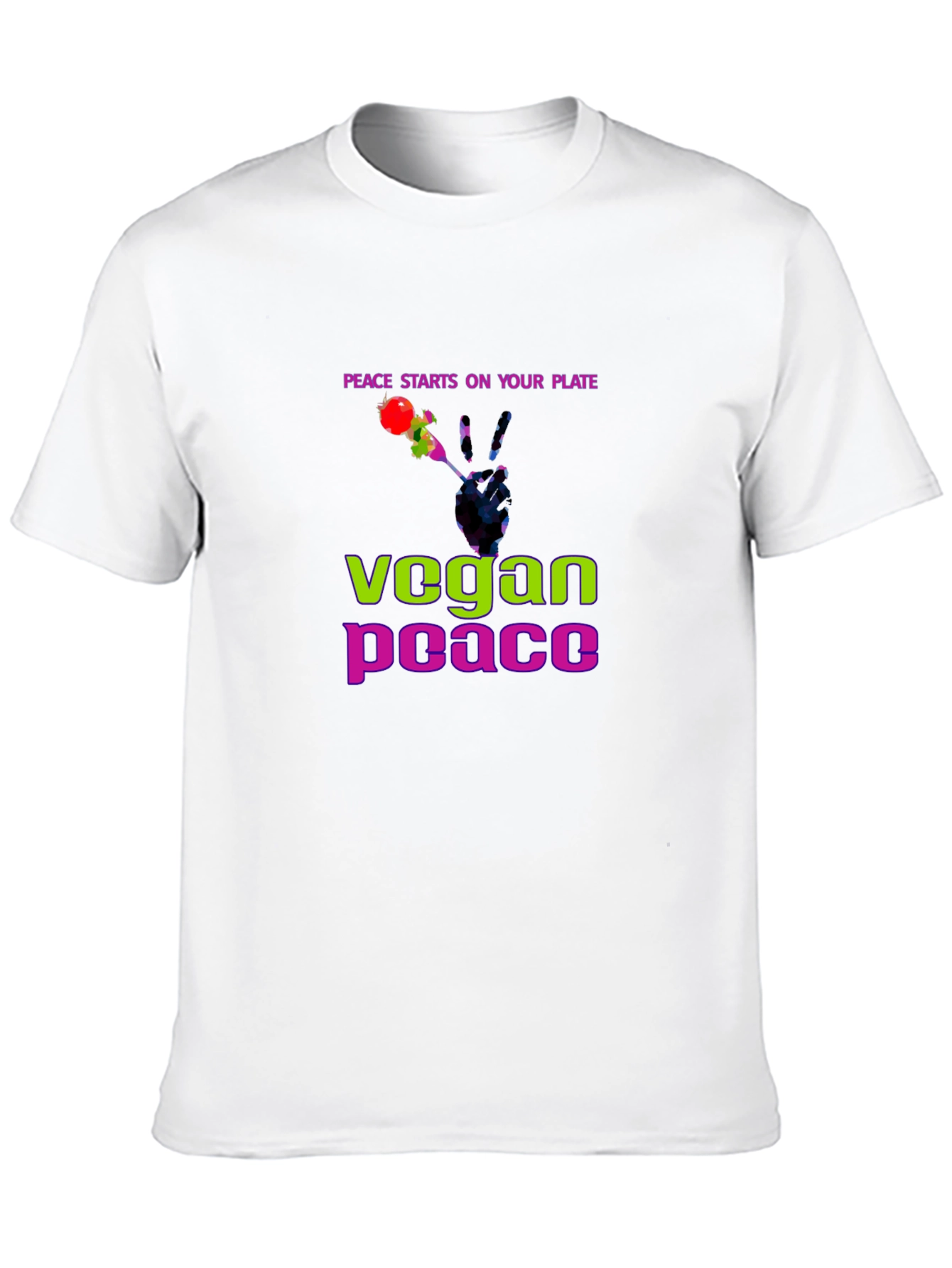 Vegan Peace T-Shirt - Spread the Message!