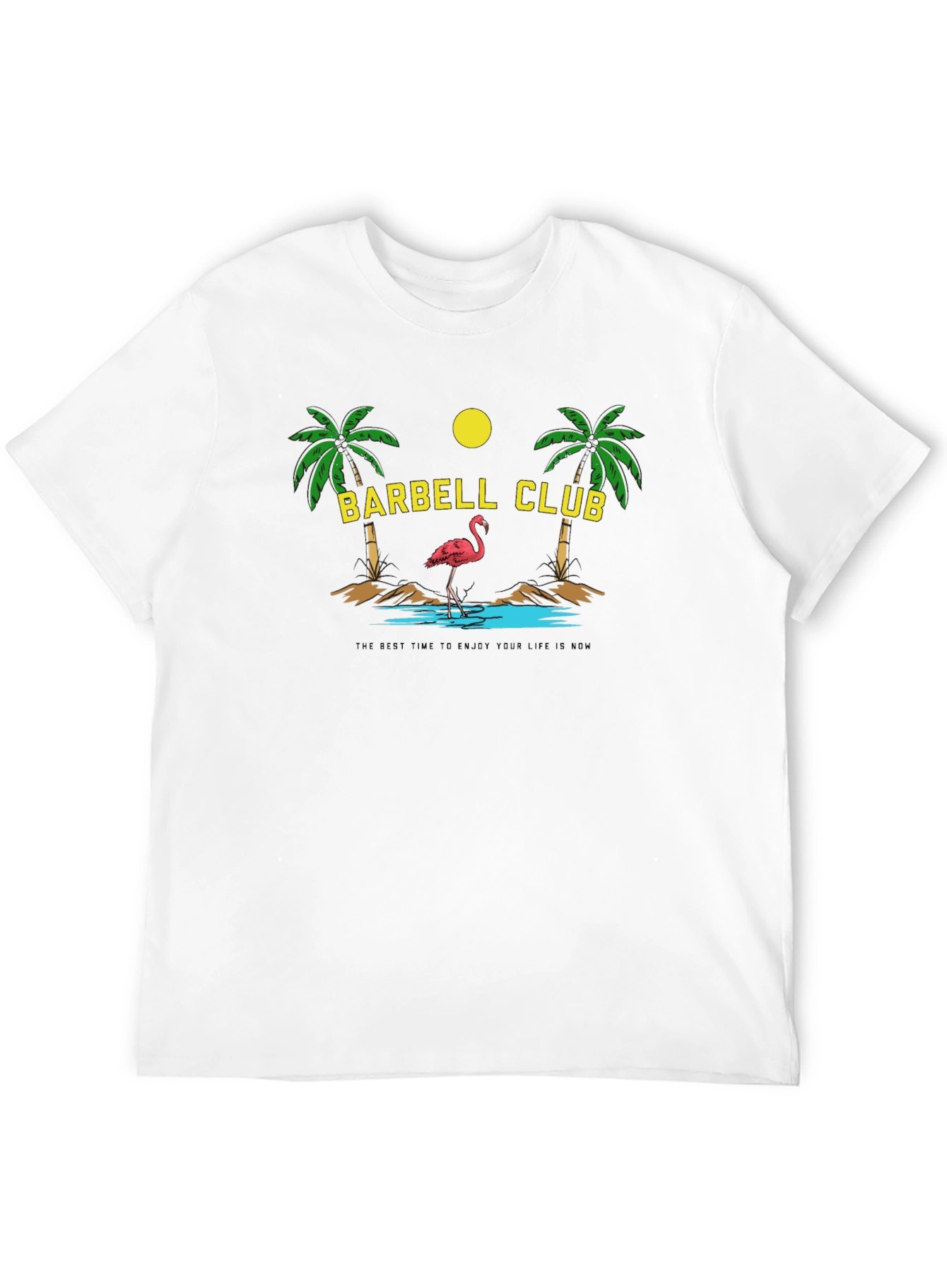 Barbell Club Flamingo Graphic Tee
