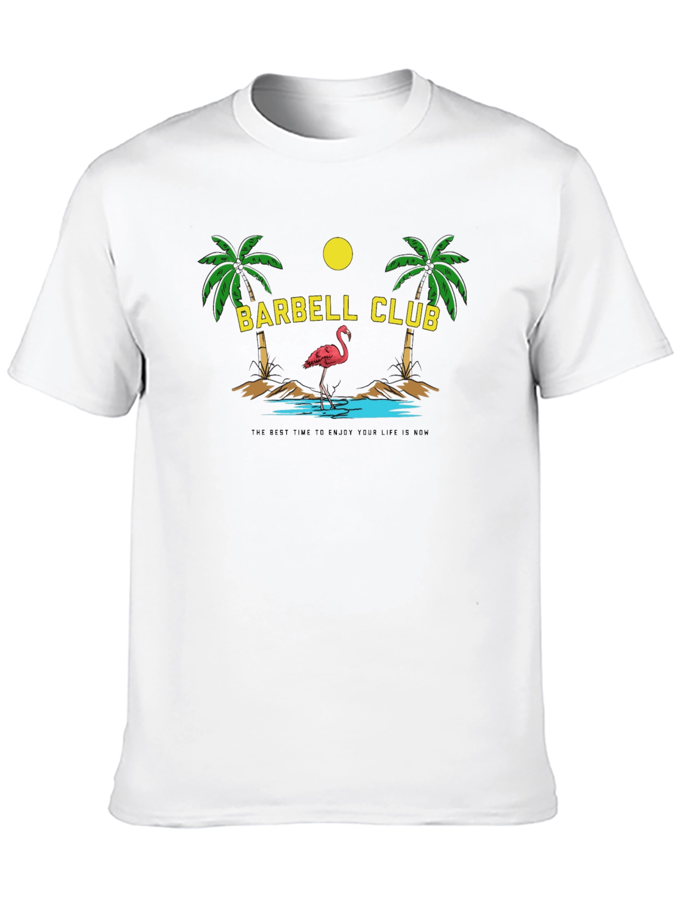 Barbell Club Flamingo Graphic Tee