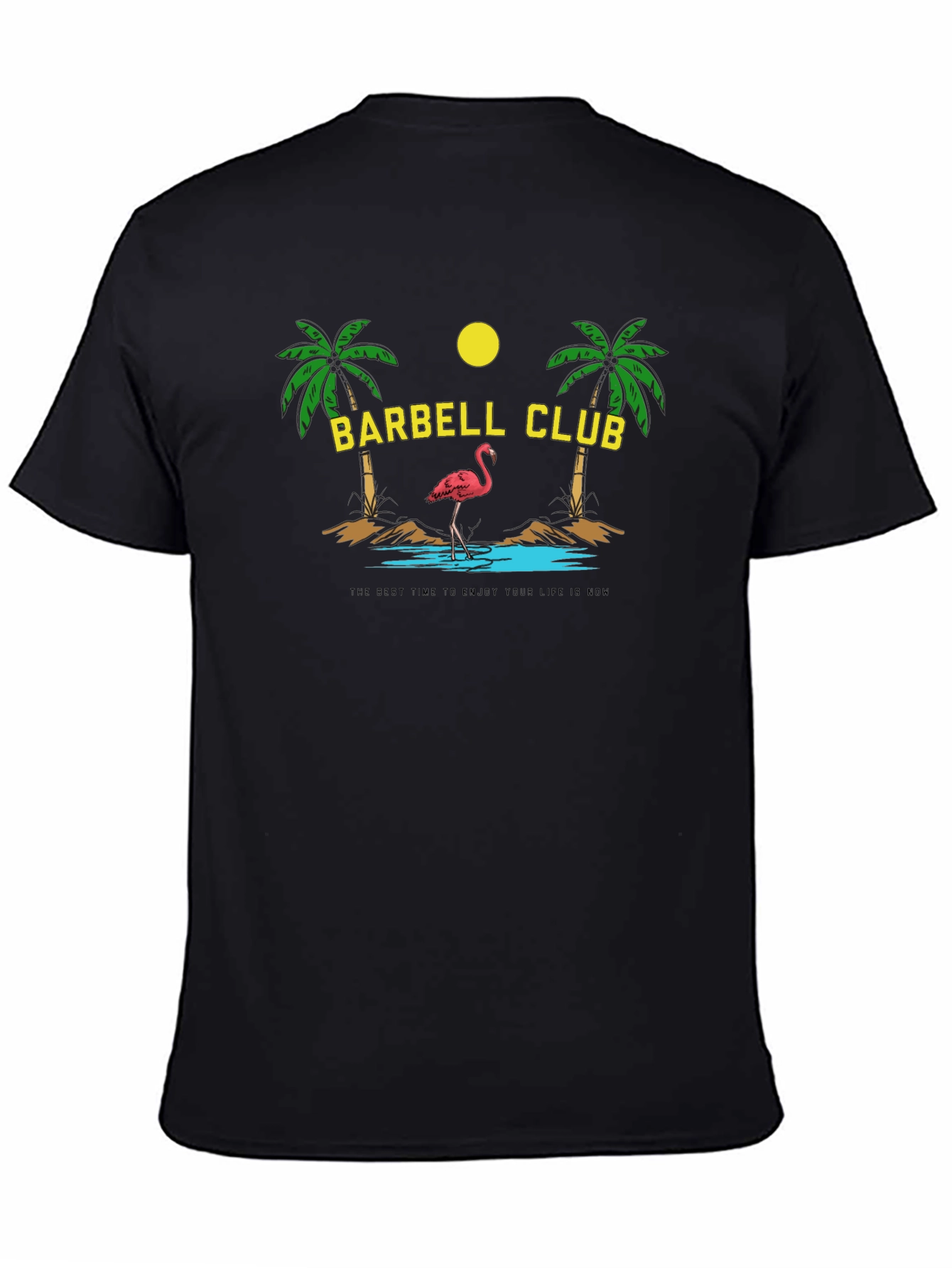 Barbell Club Flamingo Graphic Tee