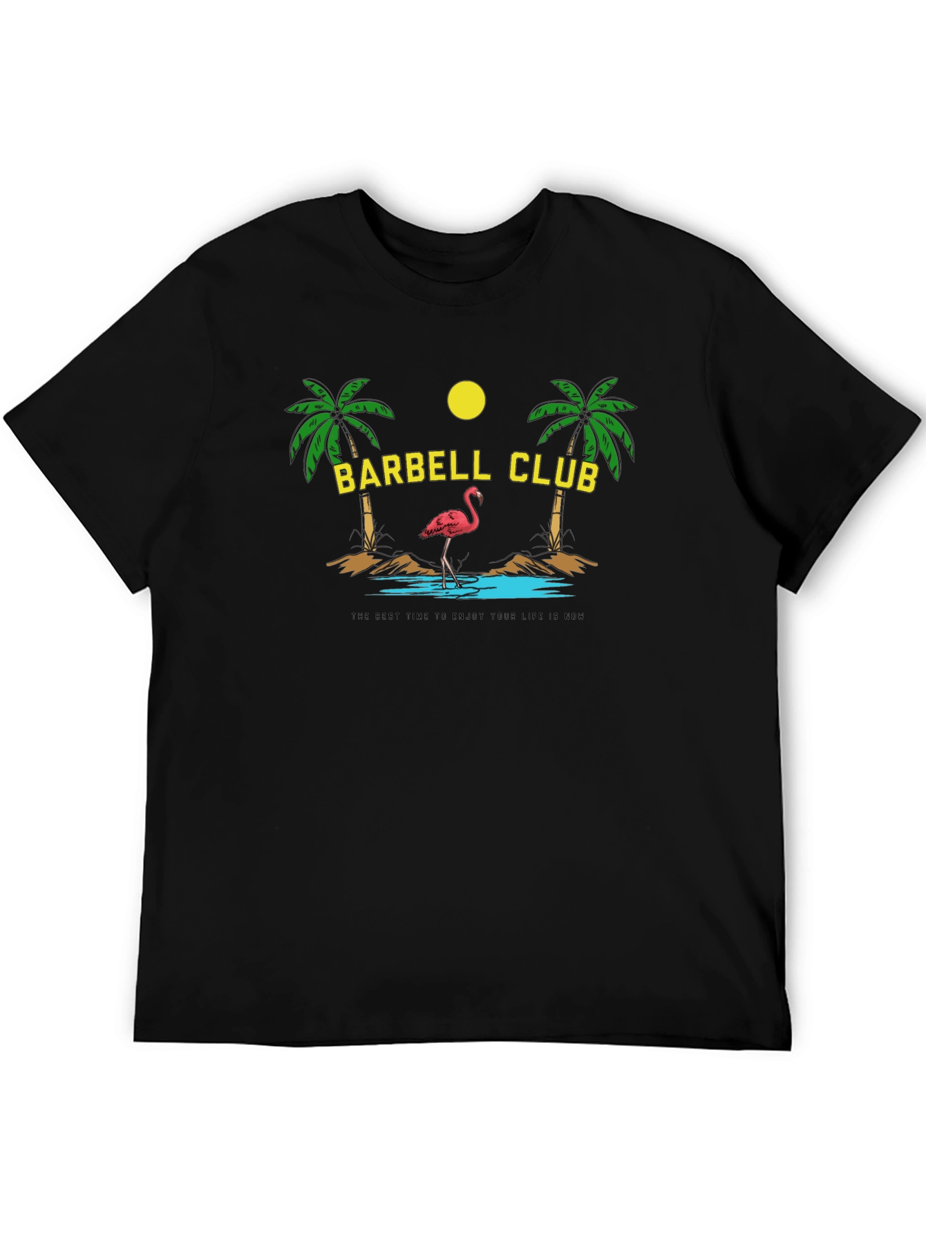 Barbell Club Flamingo Graphic Tee