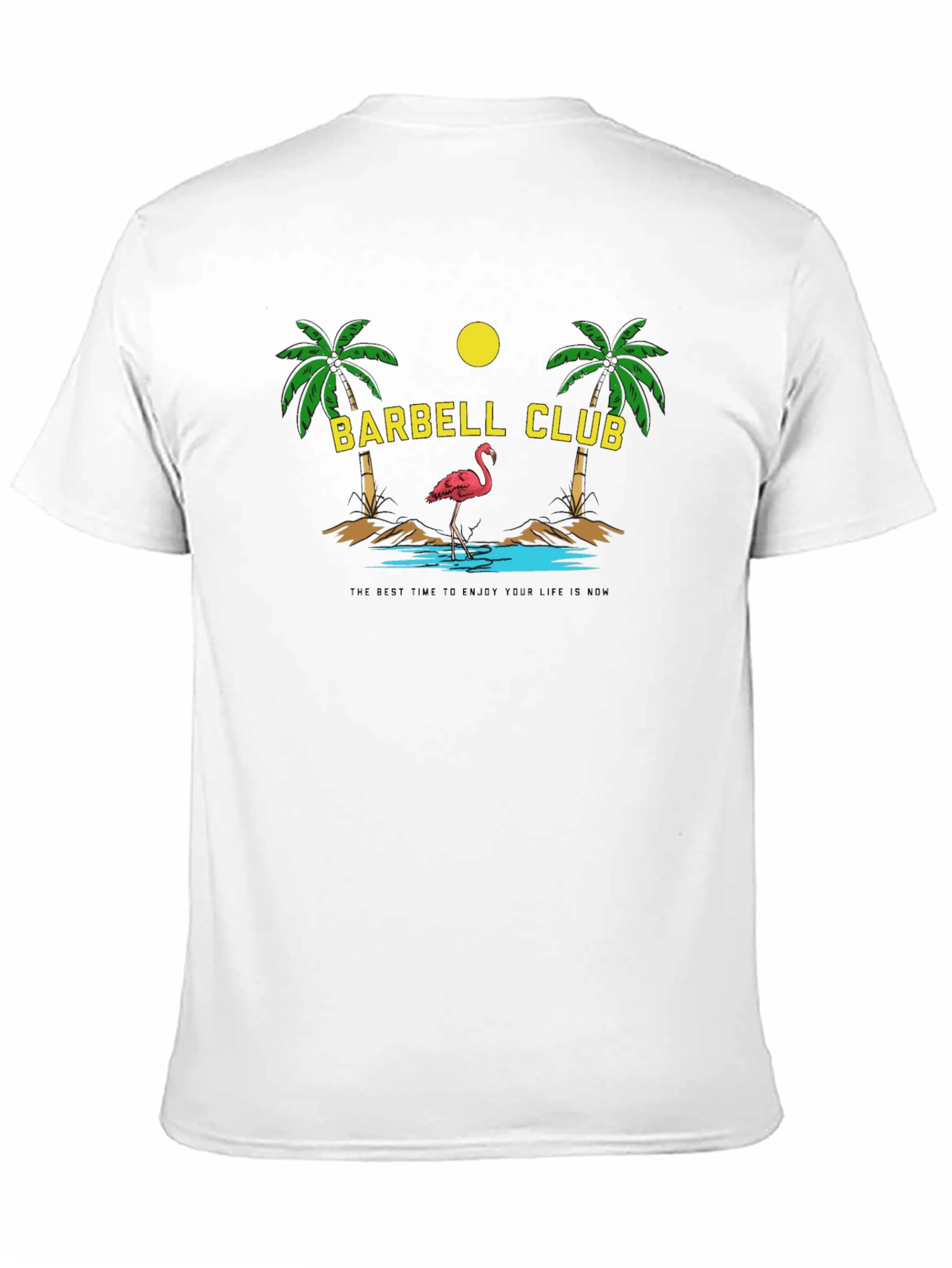 Barbell Club Flamingo Graphic Tee