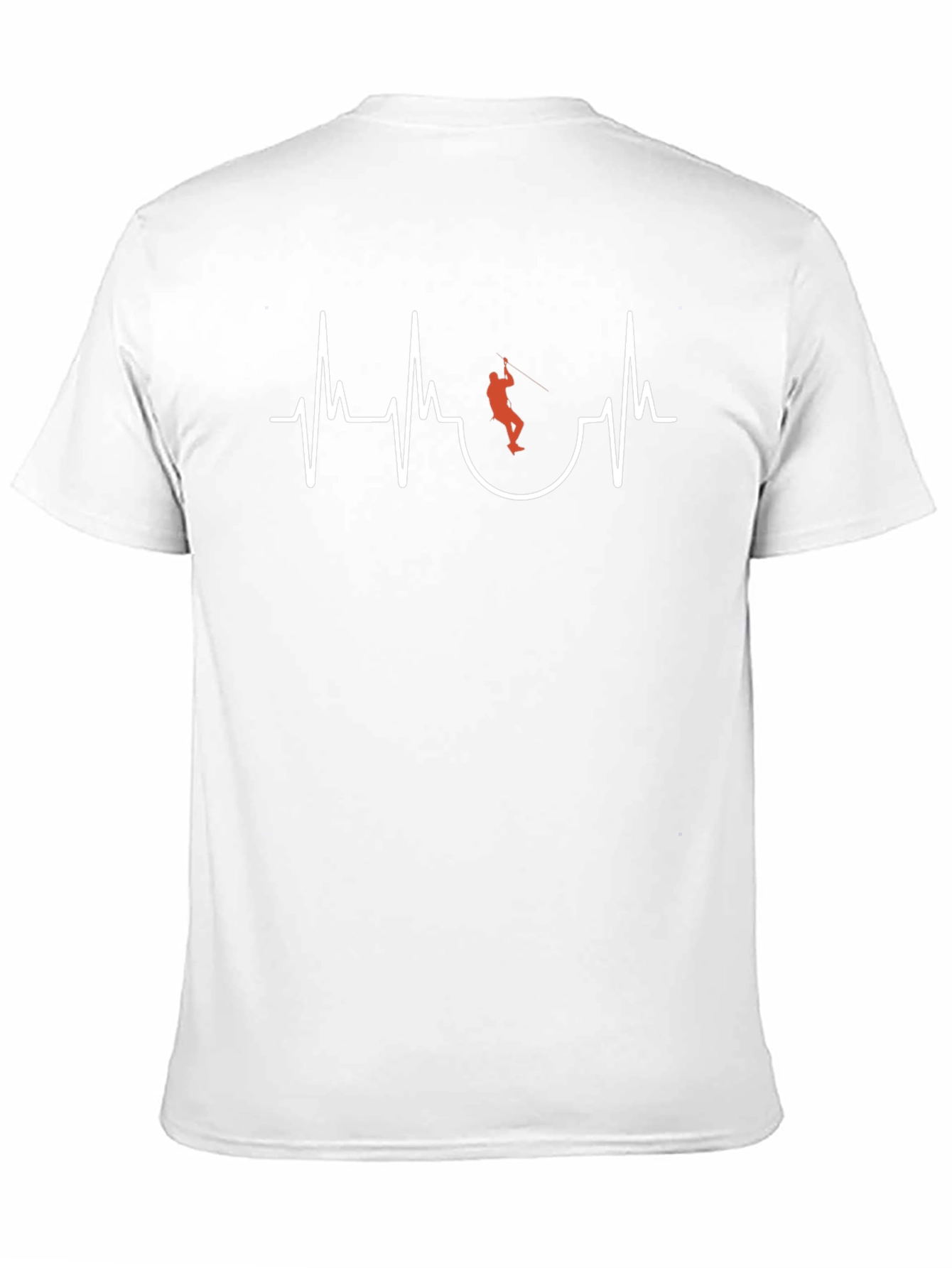 Climbing Heartbeat Graphic Tee - Black