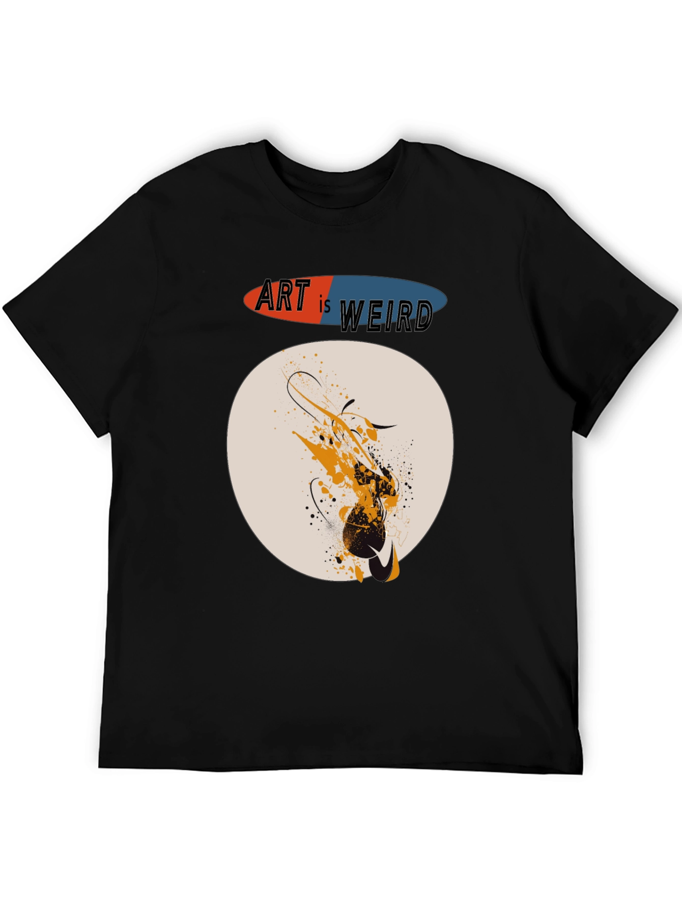 Art is Weird Graphic T-Shirt - Abstract Design Tee