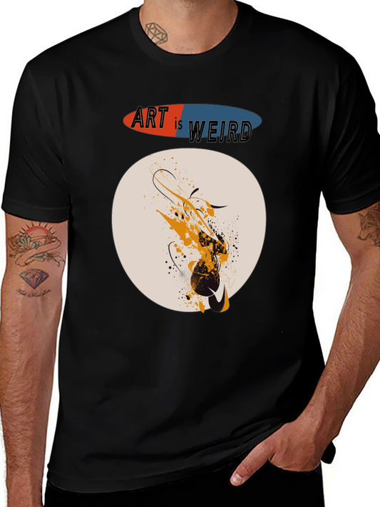 Art is Weird Graphic T-Shirt - Abstract Design Tee