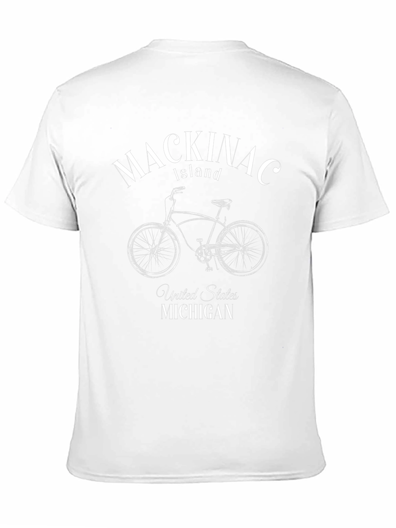 Mackinac Island Bicycle Graphic Tee - Michigan Souvenir Shirt