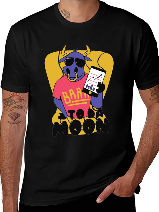 Bull Market T-Shirt - Brain Today Moon