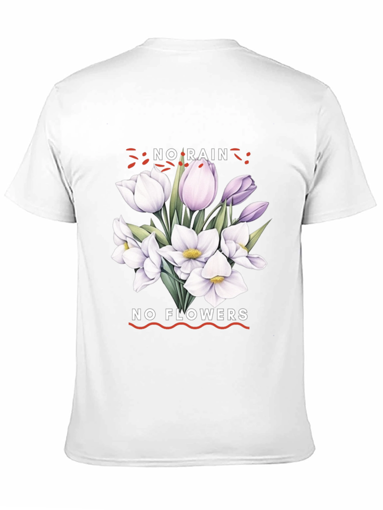 No Rain No Flowers Graphic Tee - Black