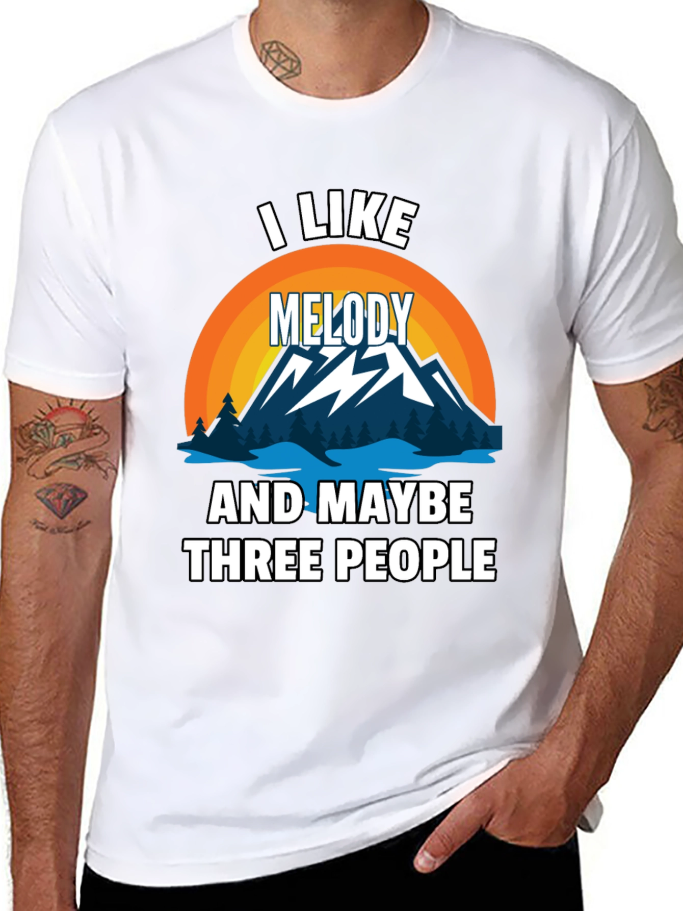 I Like Melody & Maybe 3 People T-Shirt
