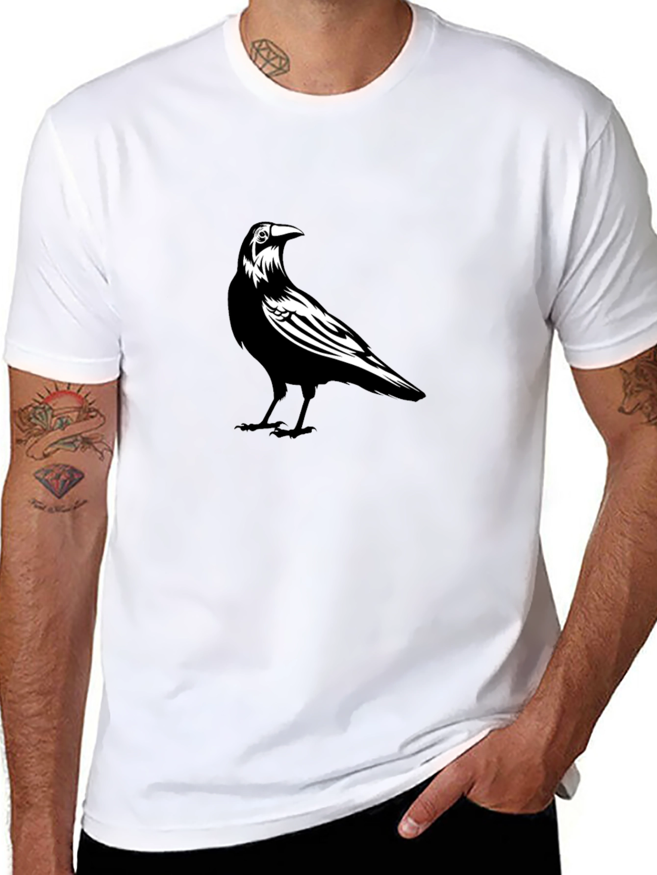 Black Crow Graphic T-Shirt