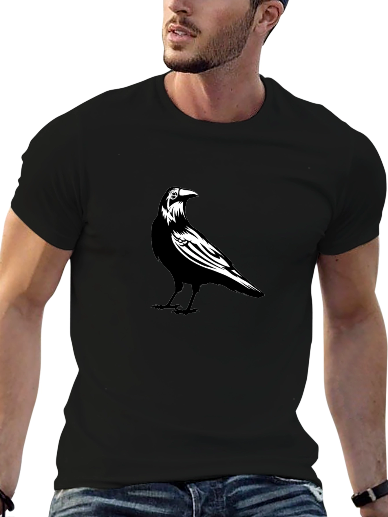 Black Crow Graphic T-Shirt