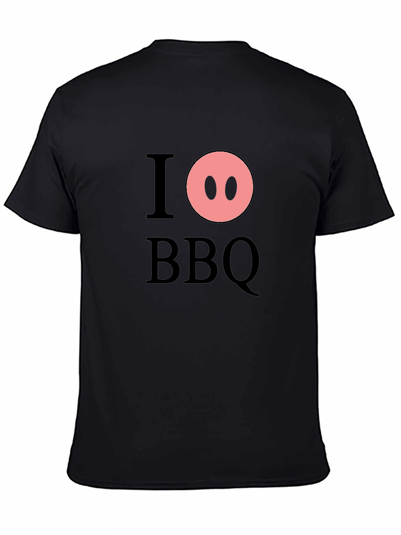 I Pig BBQ Black T-Shirt
