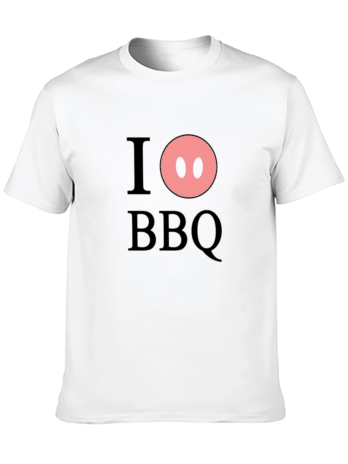 I Pig BBQ Black T-Shirt