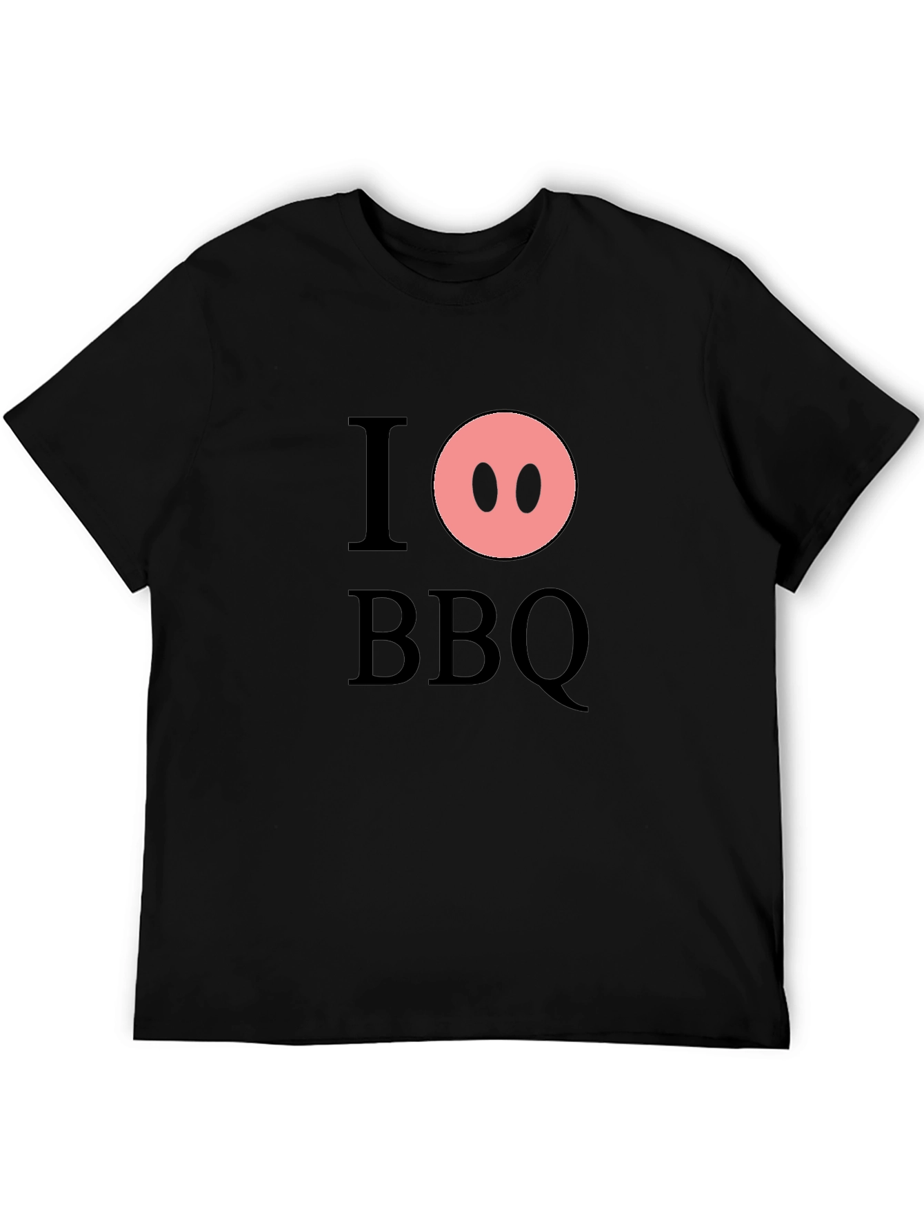 I Pig BBQ Black T-Shirt
