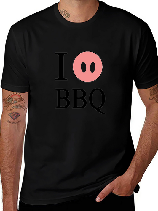 I Pig BBQ Black T-Shirt