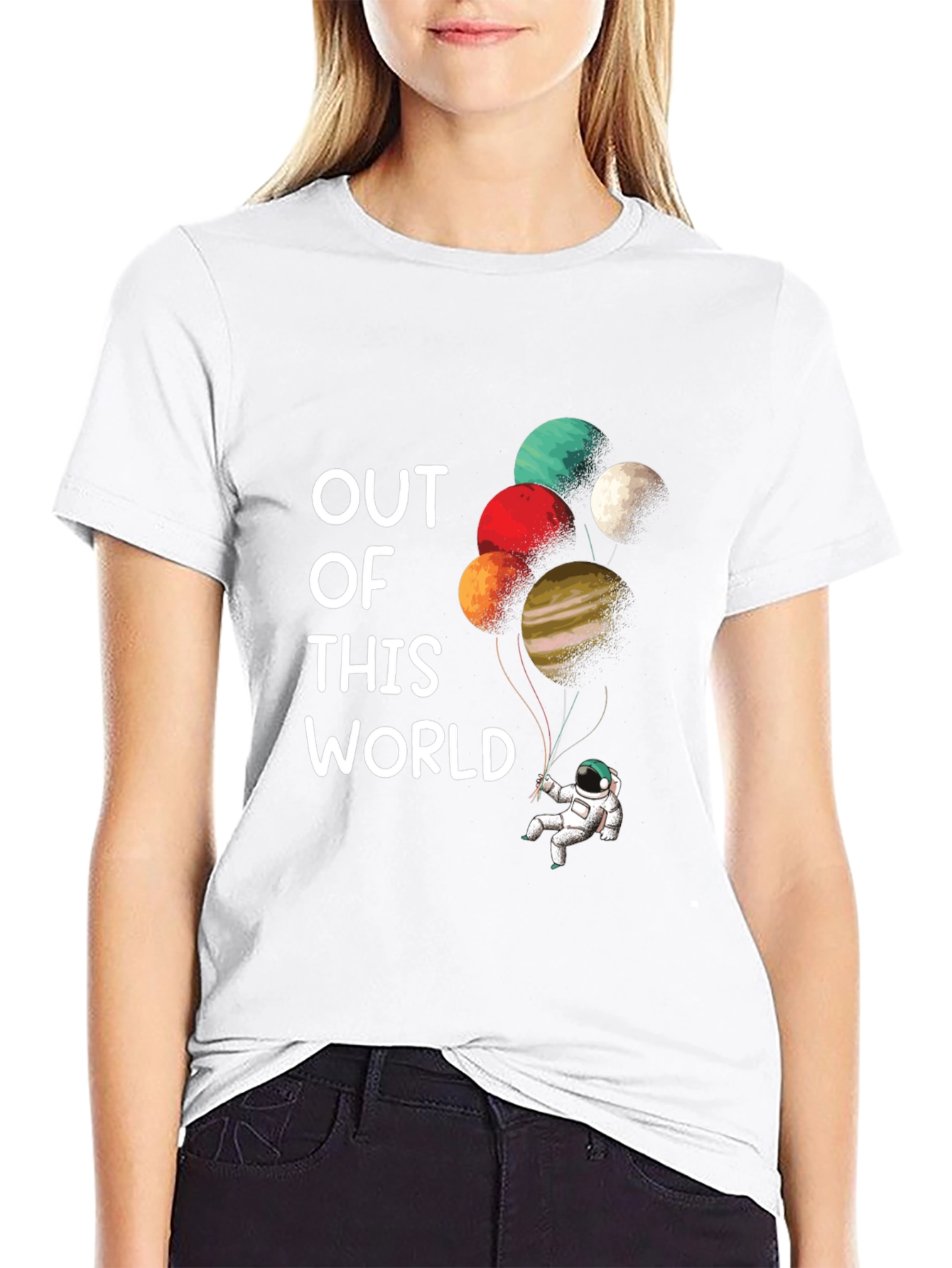 Out of This World Astronaut Graphic Tee