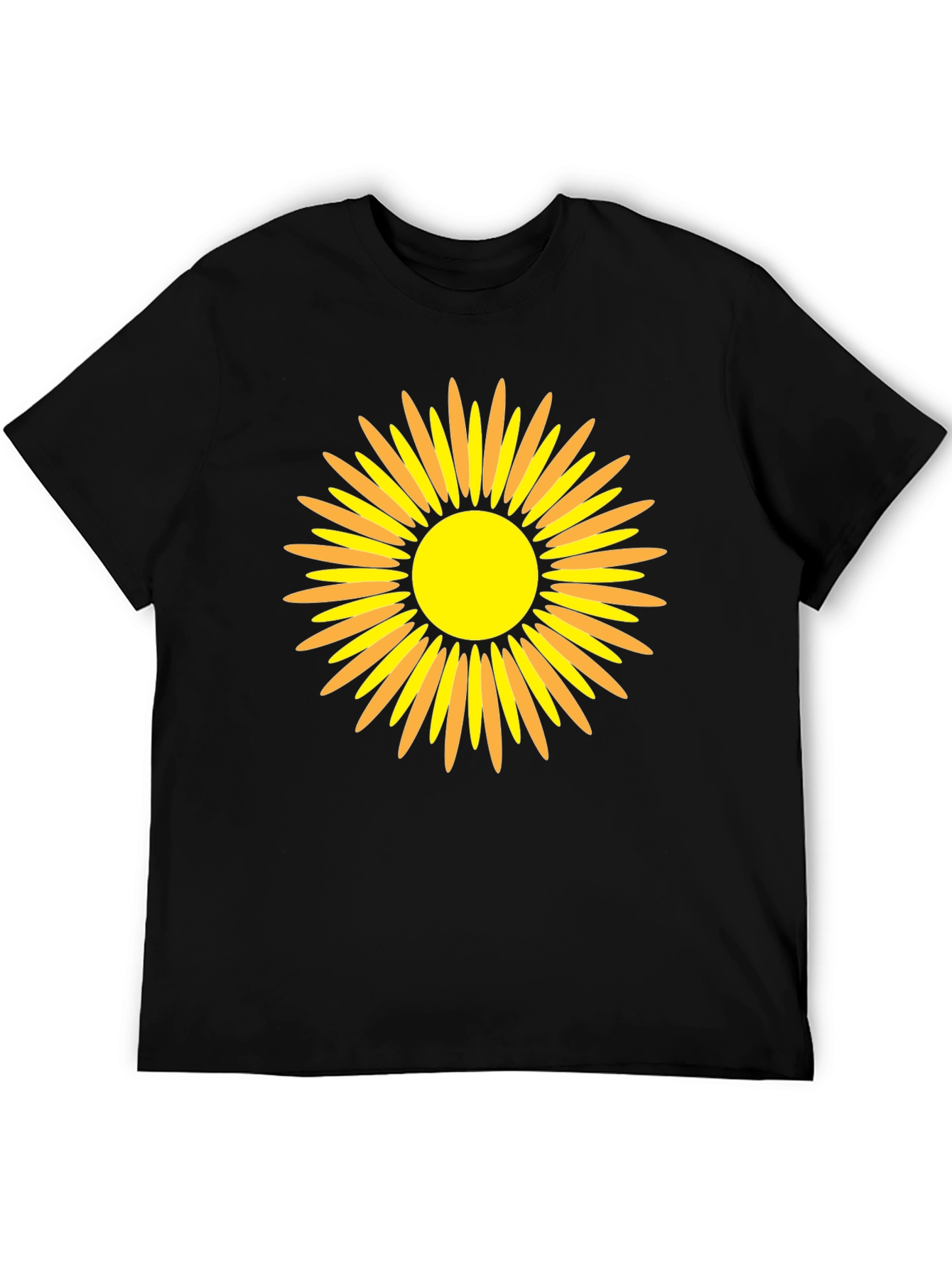 Sunflower Graphic Black T-Shirt - Mens