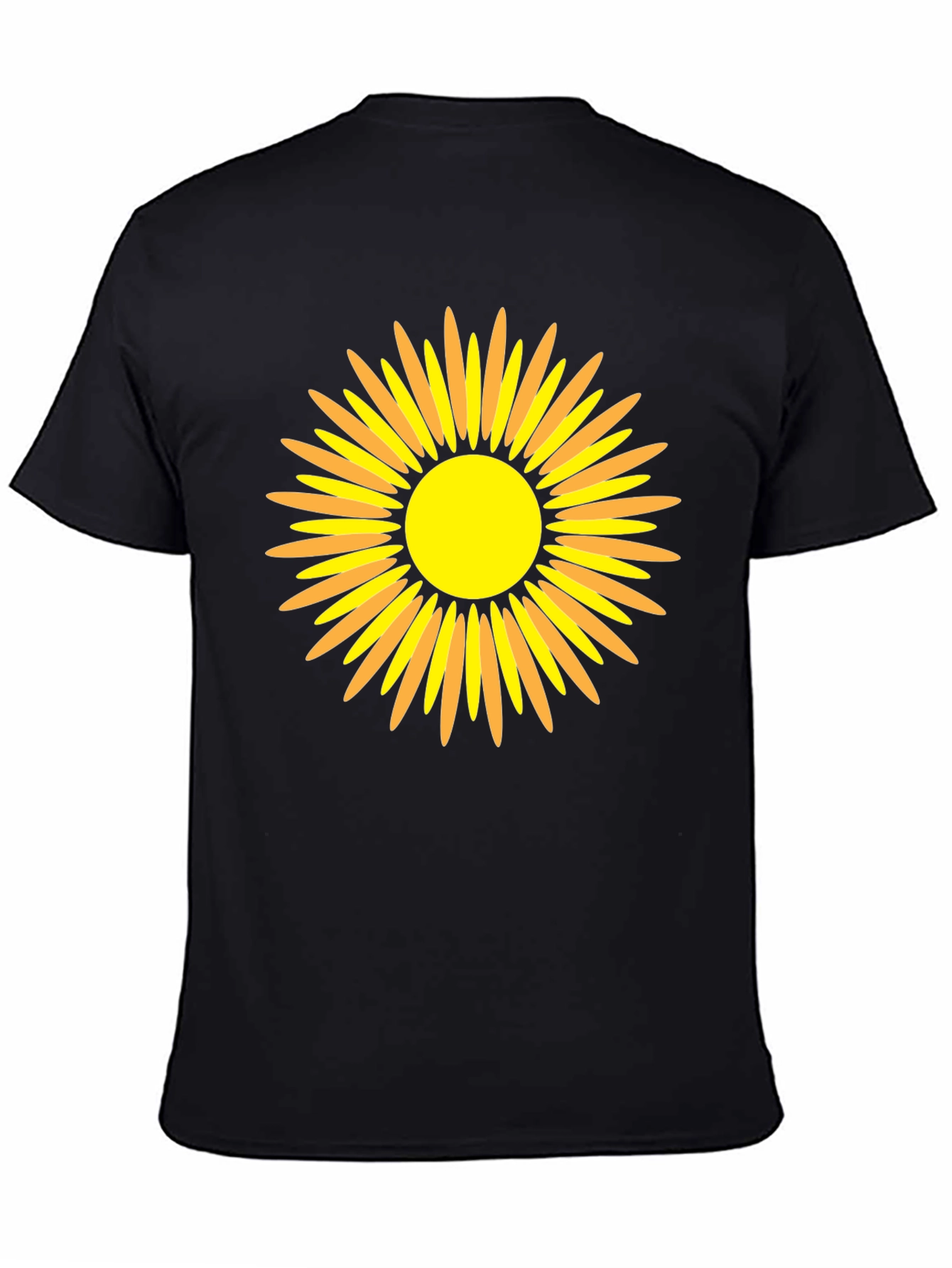 Sunflower Graphic Black T-Shirt - Mens