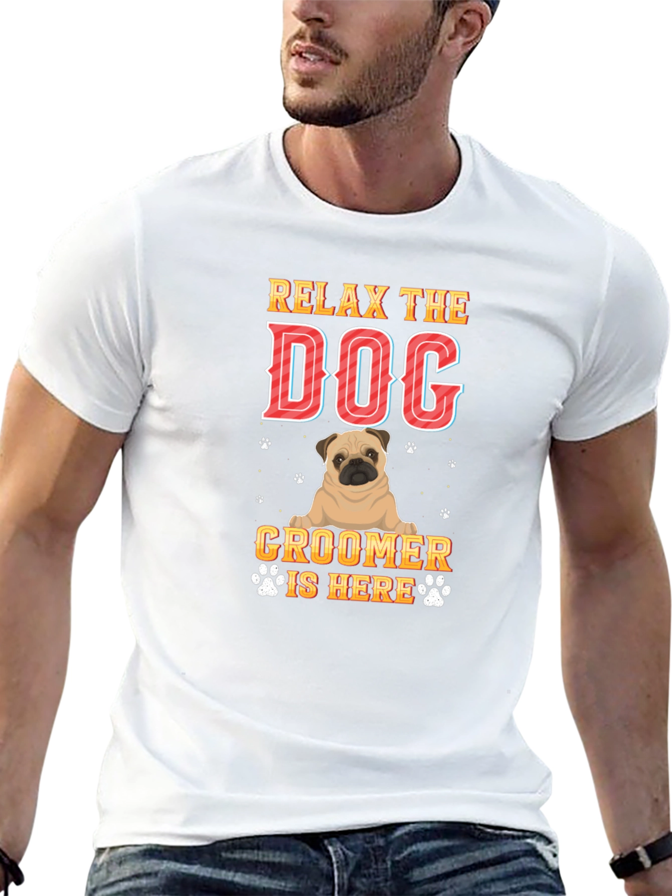 Relax the Dog Groomer Is Here T-Shirt