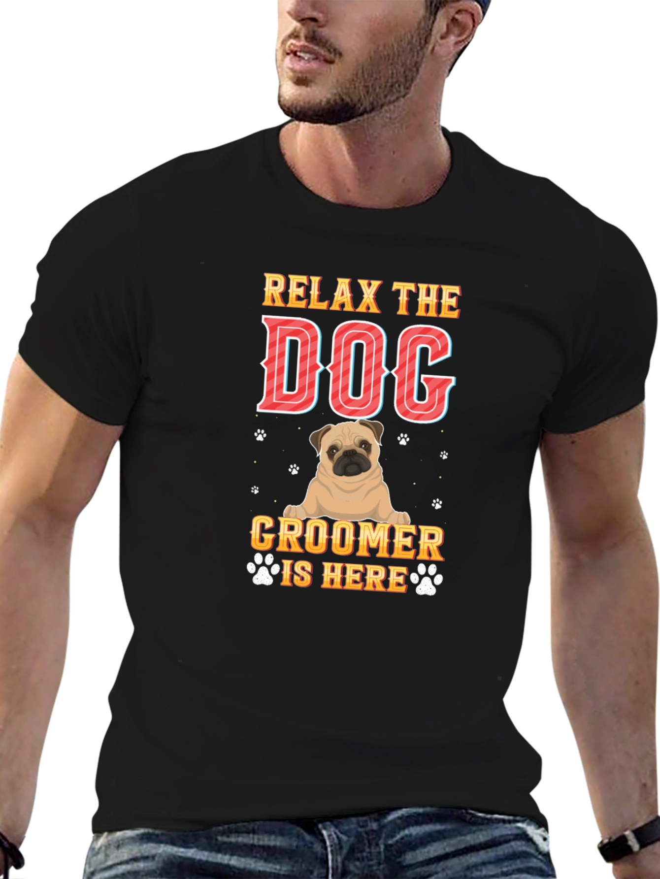 Relax the Dog Groomer Is Here T-Shirt