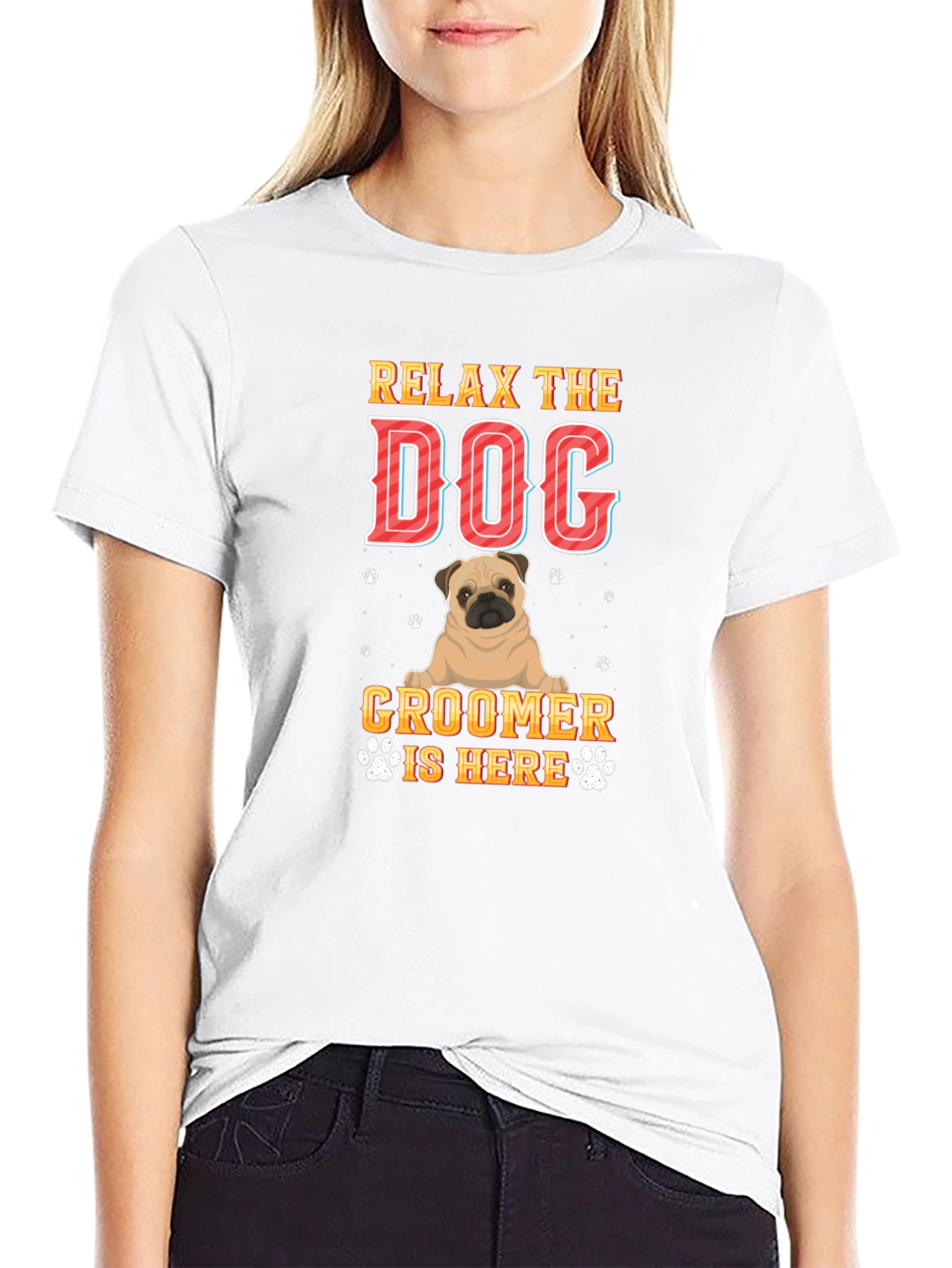 Relax the Dog Groomer Is Here T-Shirt