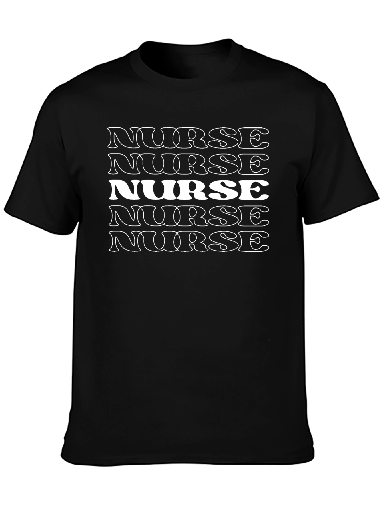 Nurse Graphic T-Shirt - Stylish Medical Apparel