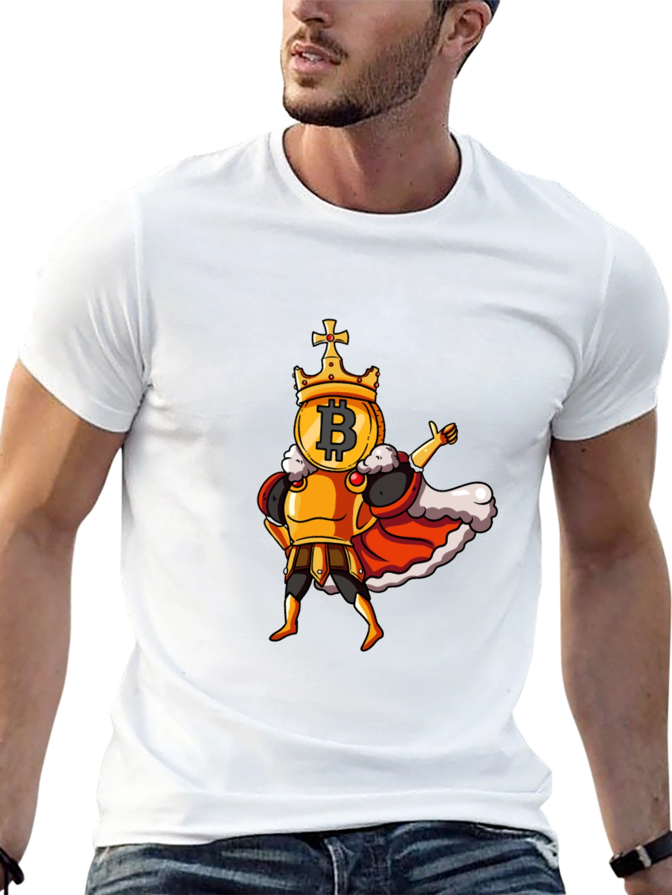 Bitcoin King T-Shirt - Crypto Currency Tee