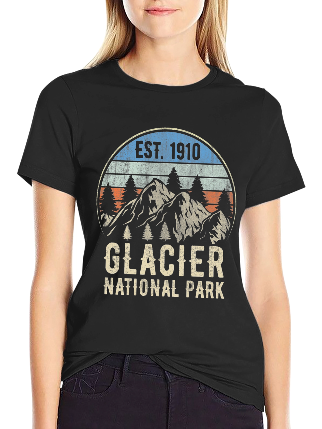 Glacier National Park T-Shirt - Established 1910