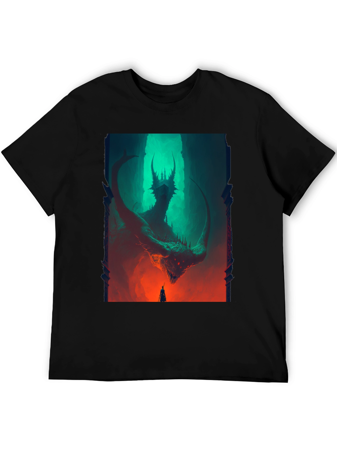 Dragon Graphic T-Shirt - Dark Fantasy Tee
