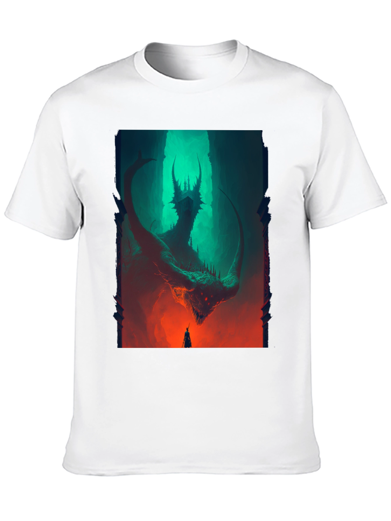 Dragon Graphic T-Shirt - Dark Fantasy Tee