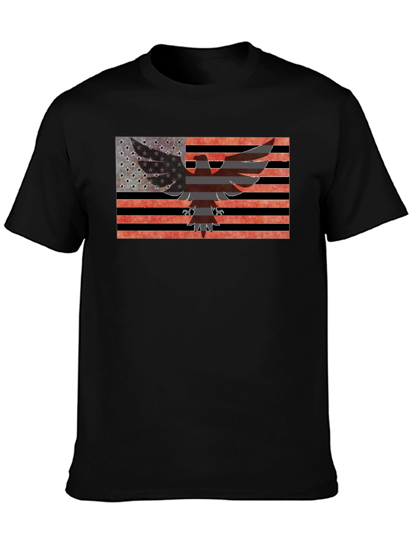 Eagle USA Flag Graphic Tee - Patriotic Apparel