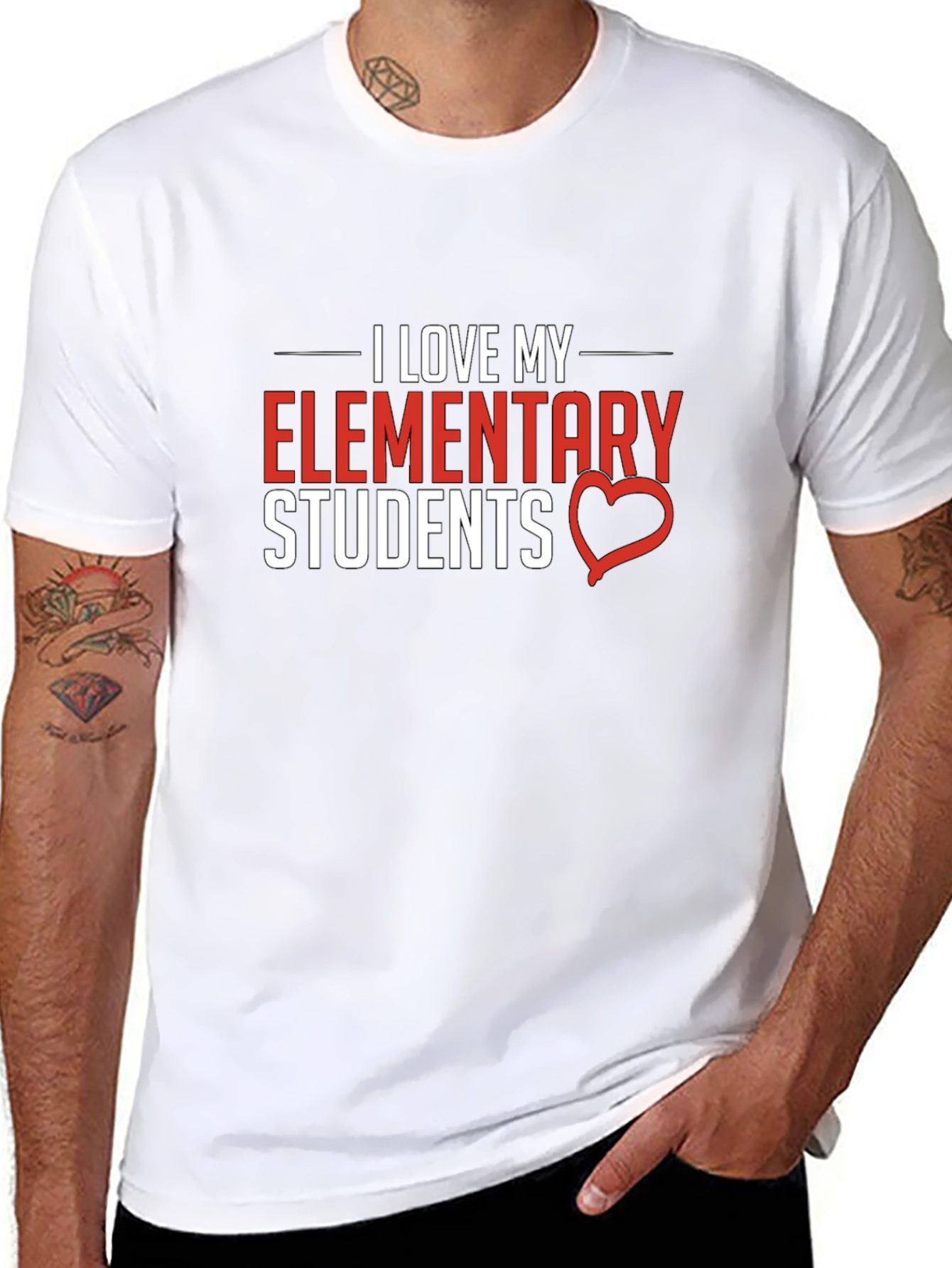 I Love My Elementary Students T-Shirt