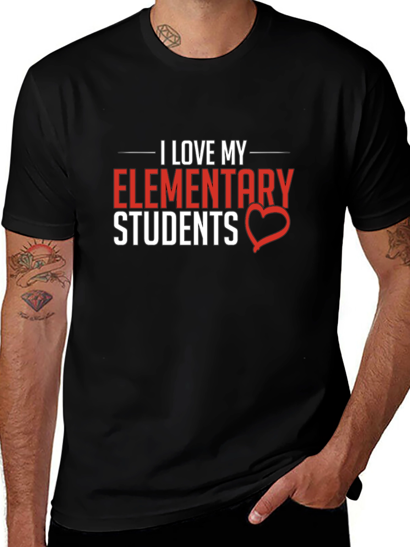 I Love My Elementary Students T-Shirt