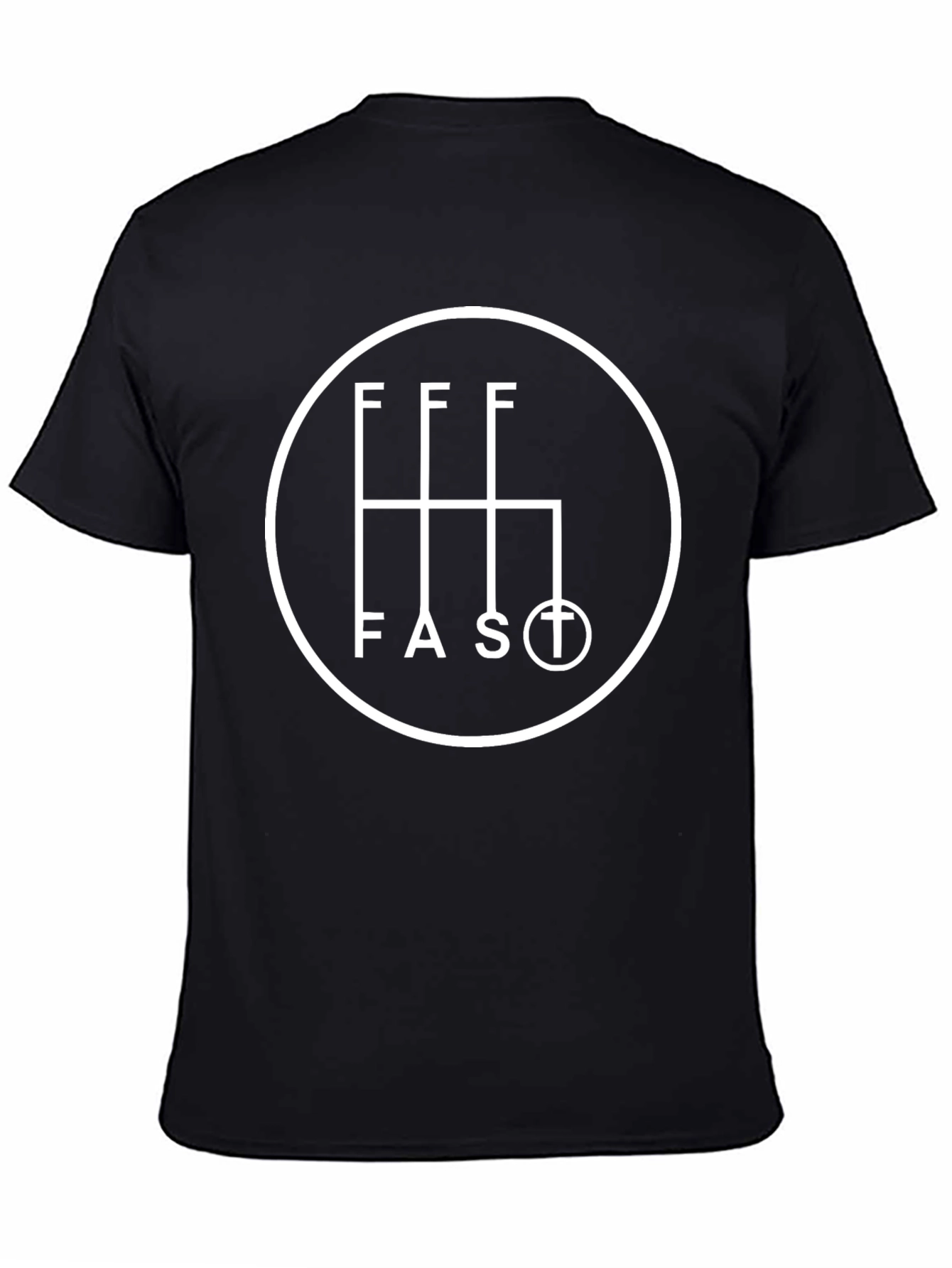 Fast Shift T-Shirt - Black Graphic Tee